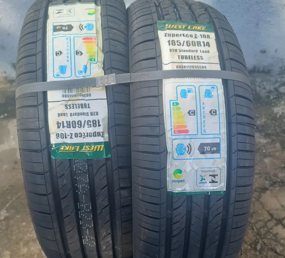 🛞 Kit 2 Pneus West Lake Aro 14 Zupereco Z108 185/60R14 82H