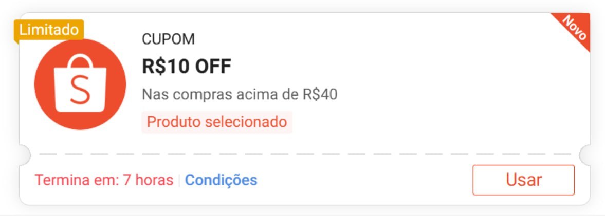 🚨 NOVO CUPOM SHOPEE 🚨