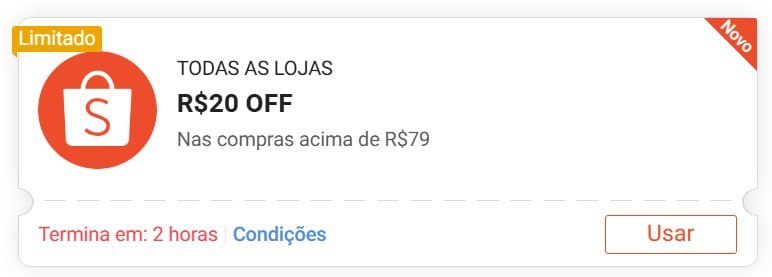 🎟️ CUPOM: SHOPEE20AF