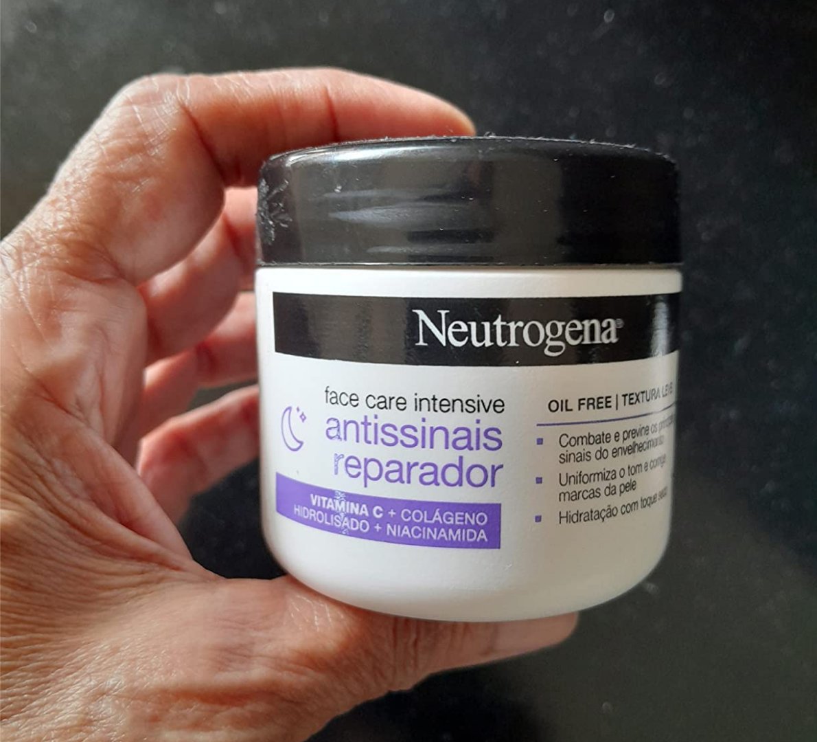 ✅ Neutrogena Hidratante Facial Antissinais Reparado Face Care Intensive 100g