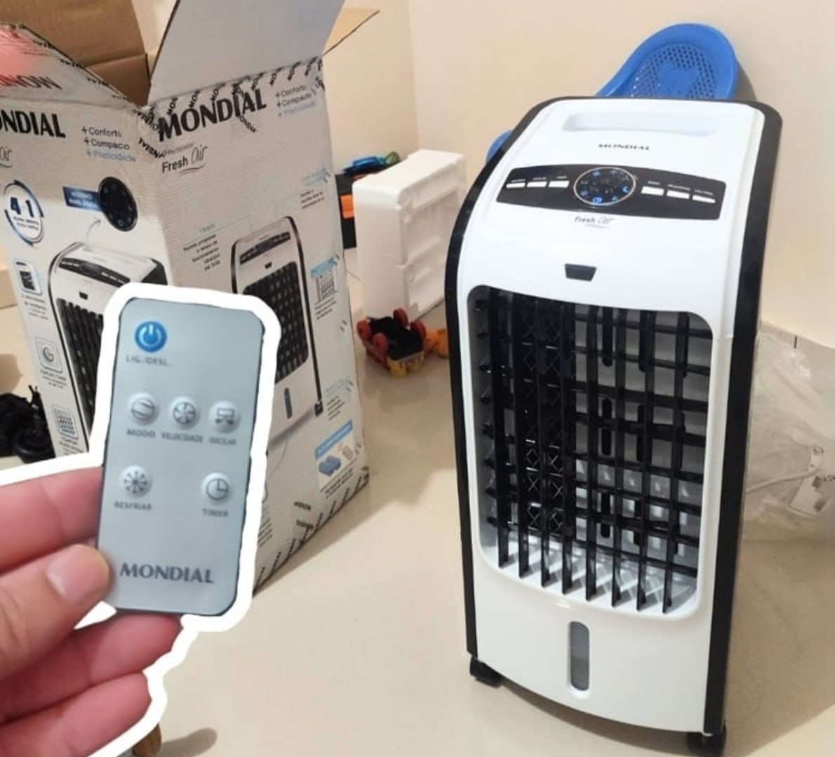 ✅ MONDIAL Climatizador Flash Air, 80w, 220v
