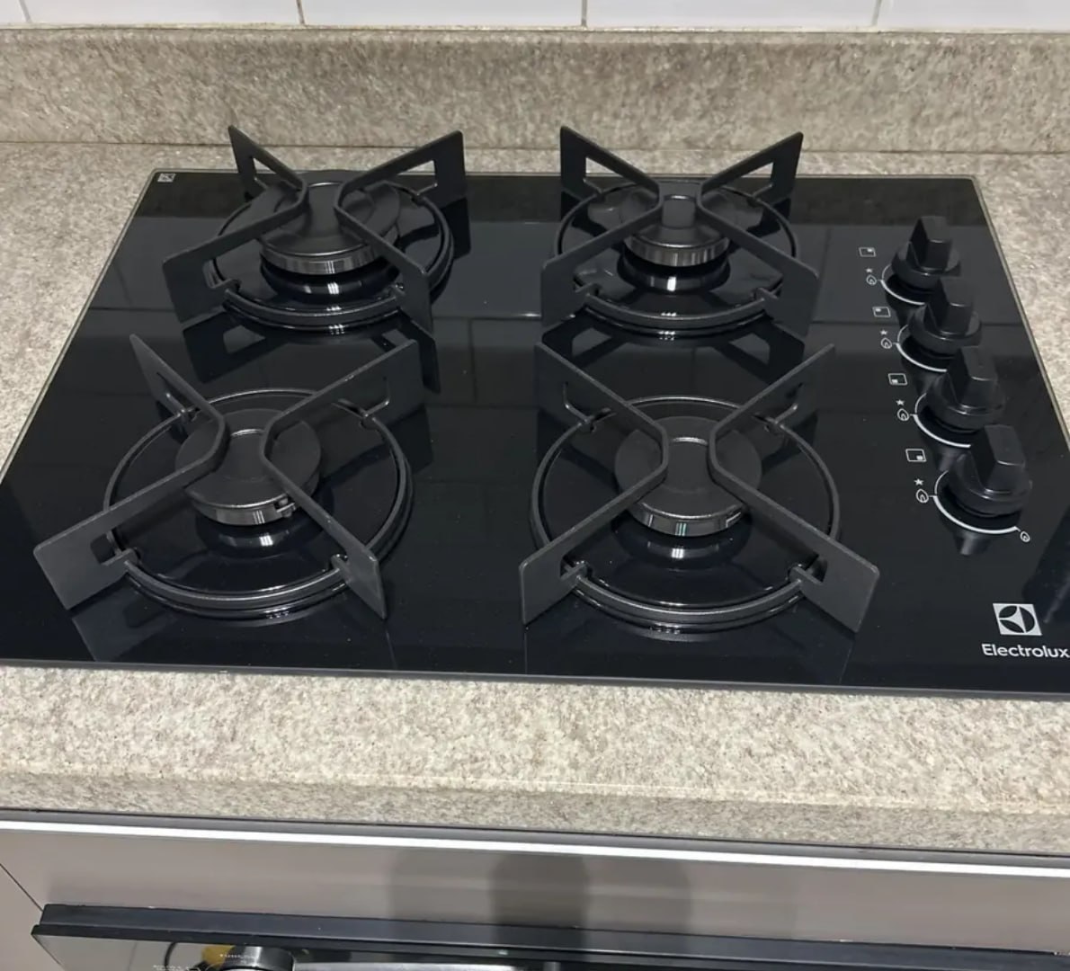 ✅ Cooktop 4 Bocas a Gás Electrolux Mesa de Vidro Efficient Bivolt