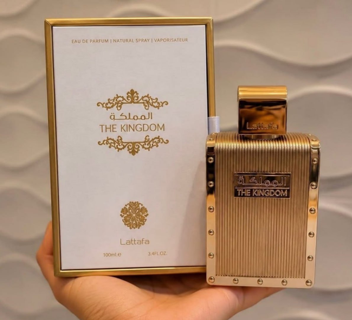 👑 Perfume Árabe The Kingdom EDP Lattafa 100ml