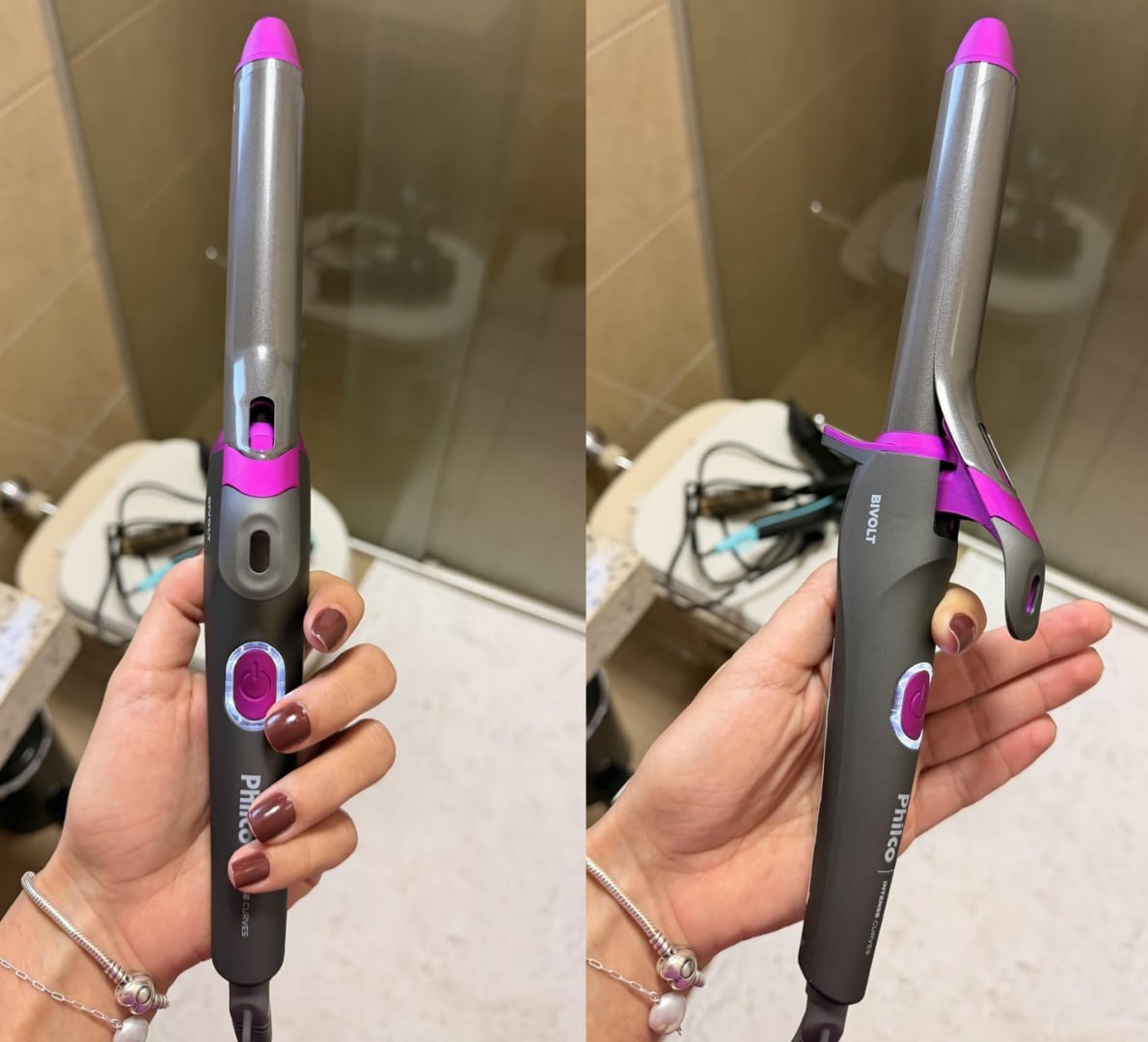 ✅ Cacheador Phico de 25mm - Intense Curves Bivolt