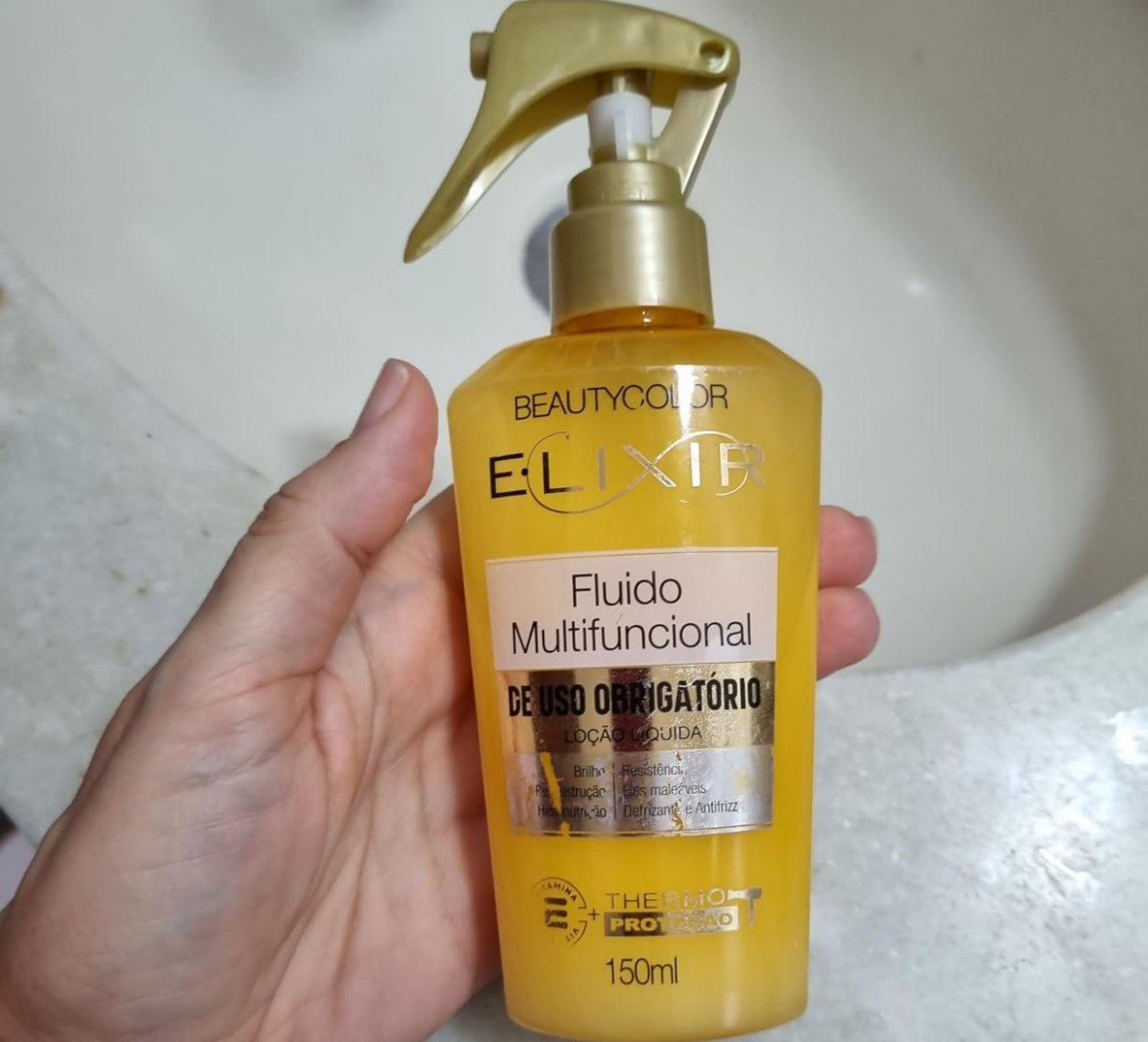 ✅ Máscara Líquida e Leave-in Termoprotetor Elixir BEAUTYCOLOR 150ml