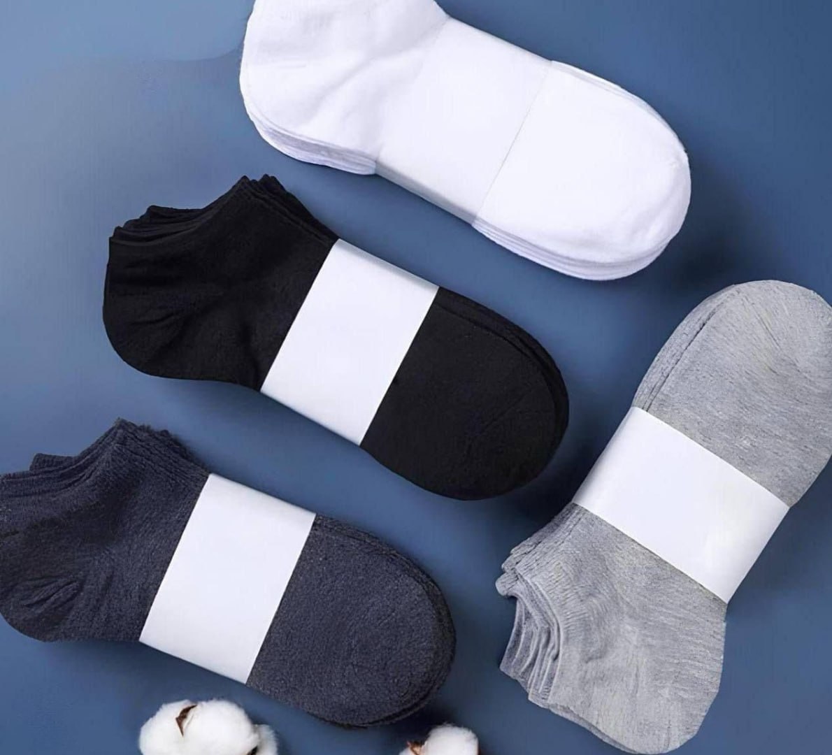 🧦 Kit 24 Pares Meia Soquete Cano Curto