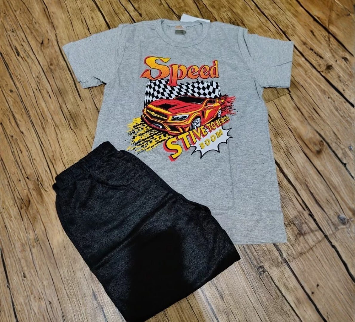 👕 Conjunto Infantil Silk Speed 2 a 14 anos