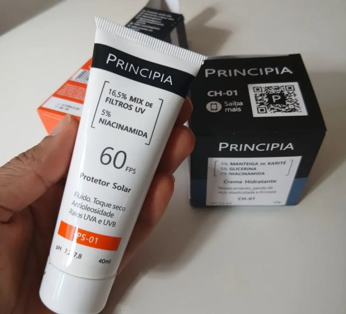 🧴 Principia Kit Hidratação E Proteção Facial Ch-o1 + Ps-01