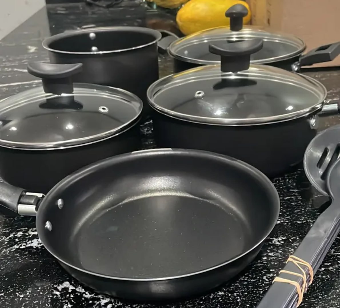 🍲 Conjunto de Panelas 8 Peças Alumínio Imperial Elegant