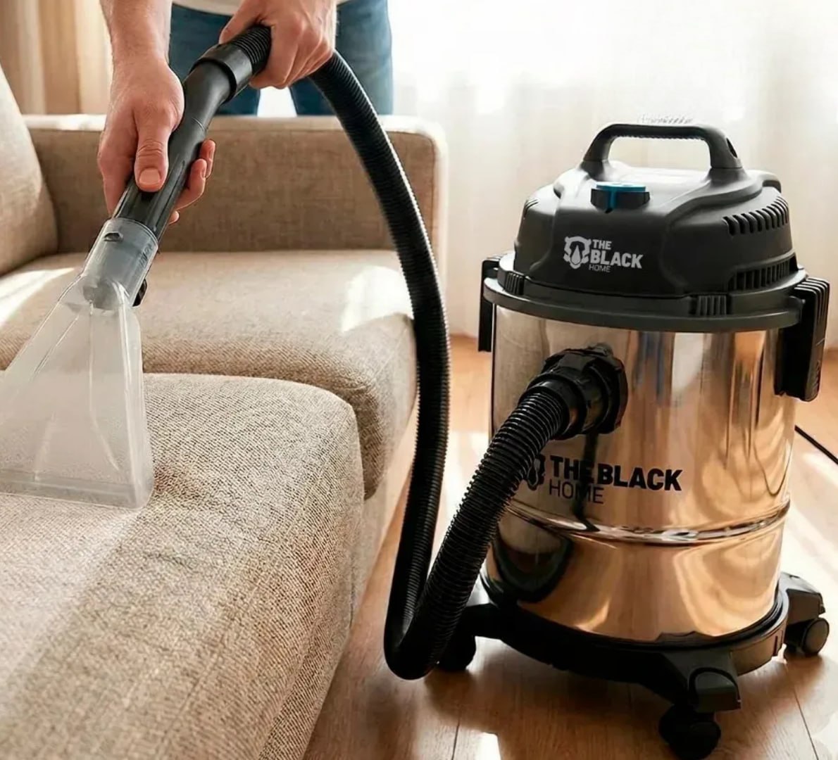 ✅ Aspirador Pó e Água Inox Turbo 12 Litros 1200w 220v - The Black Tools