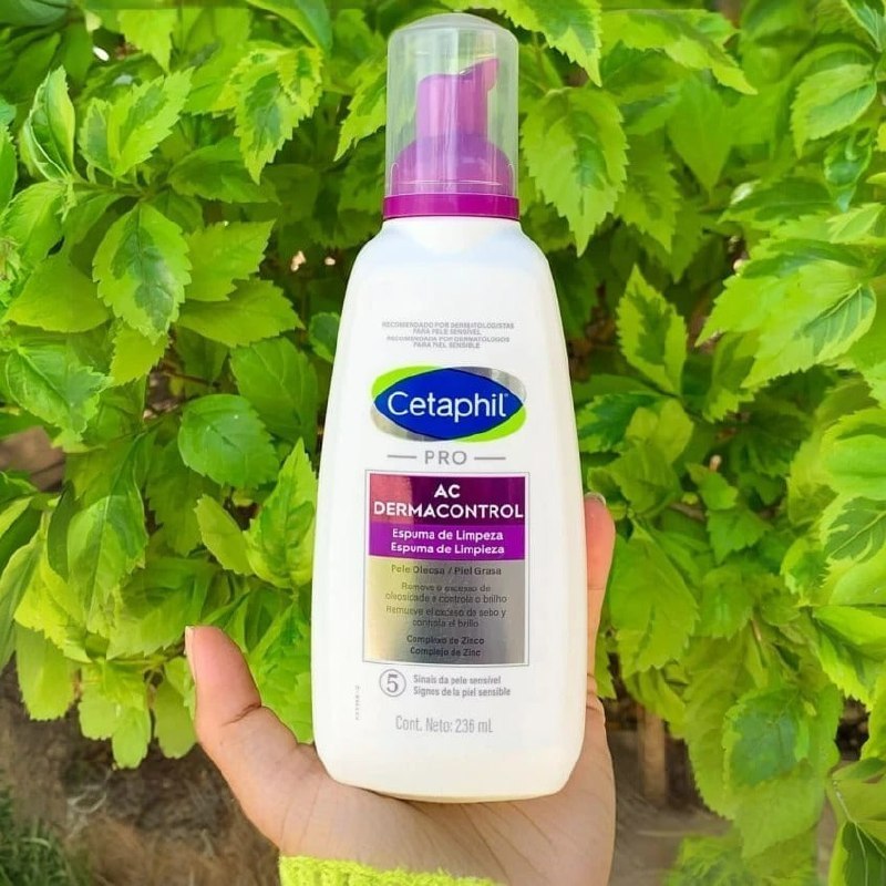 🧴 Cetaphil Pro AC Dermacontrol Espuma de Limpeza Facial para Pele Oleosa 236ml