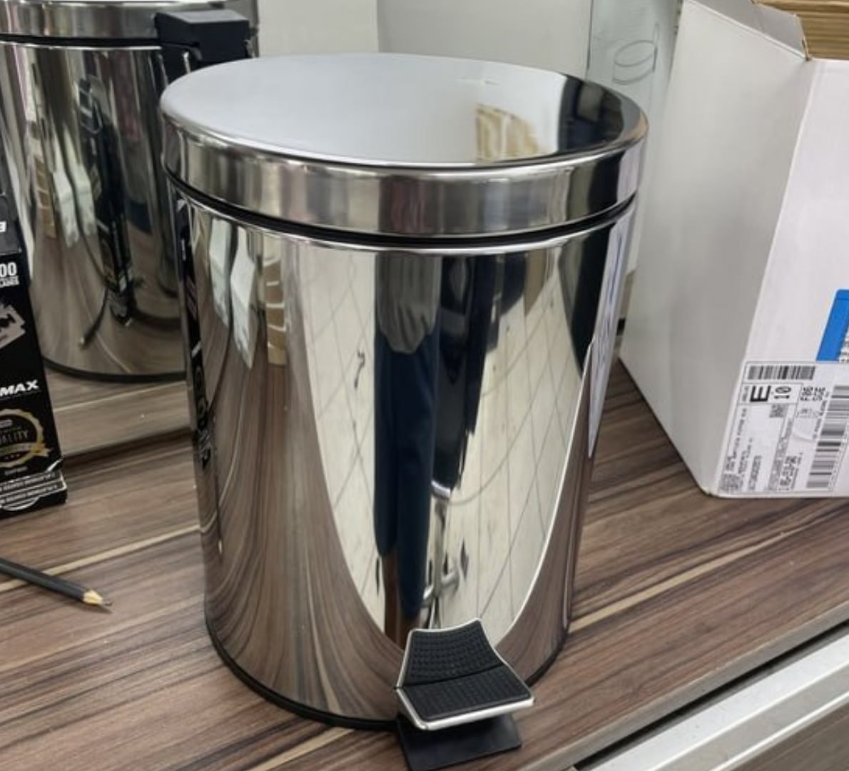 🗑 Lixeira Aço Inox 5L Cesto Removível Vittak