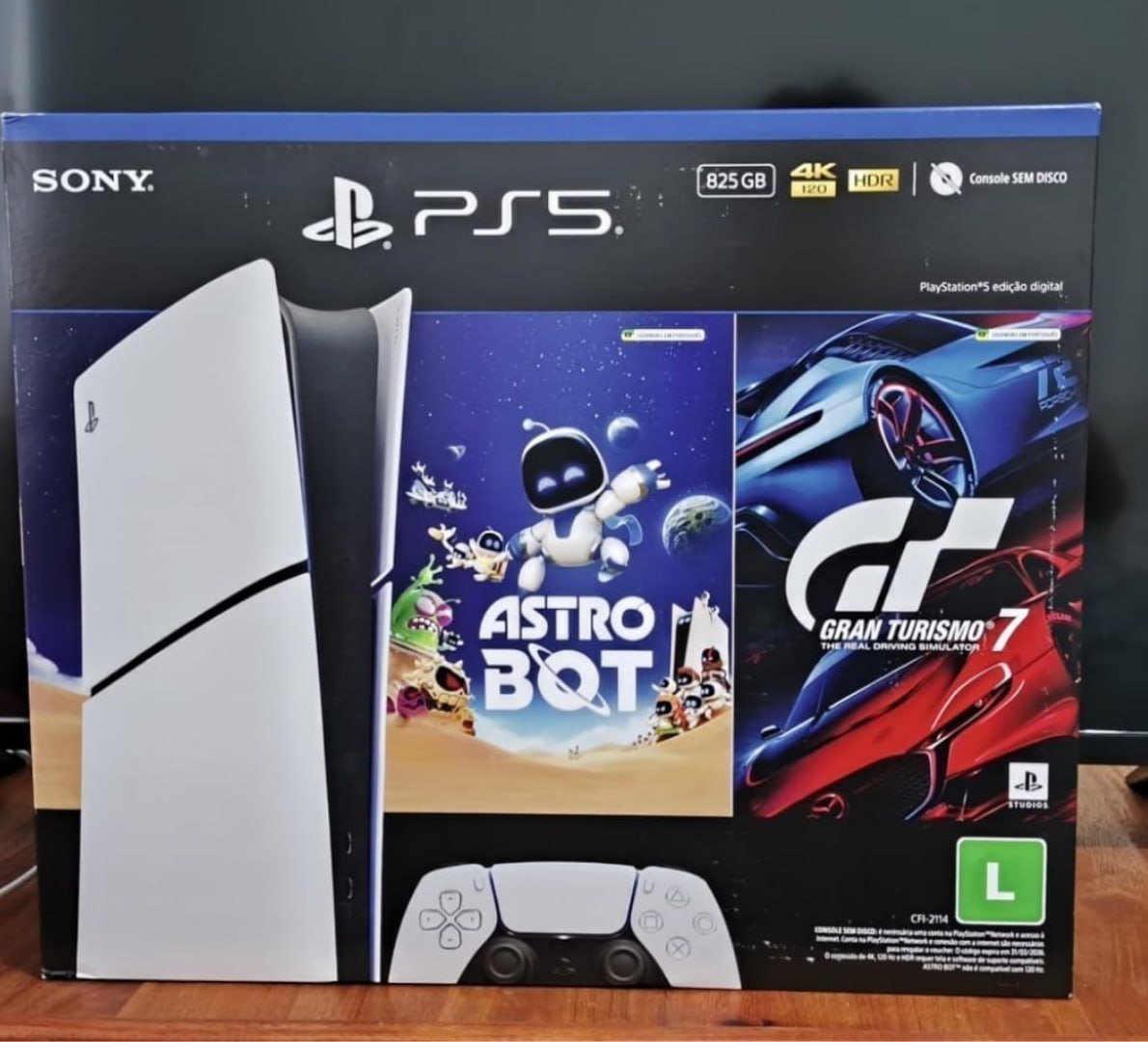 🎮 PlayStation 5 Slim Digital 825GB - Pacote ASTRO BOT e Gran Turismo 7