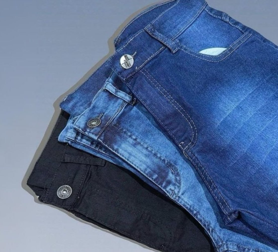 👖 Kit 3 Calças Jeans com Elastano