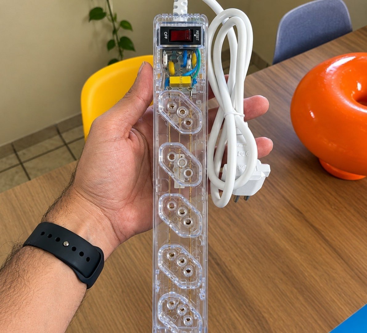 🔌 Filtro de Linha com Protetor de Surto DPS iClamper Energia