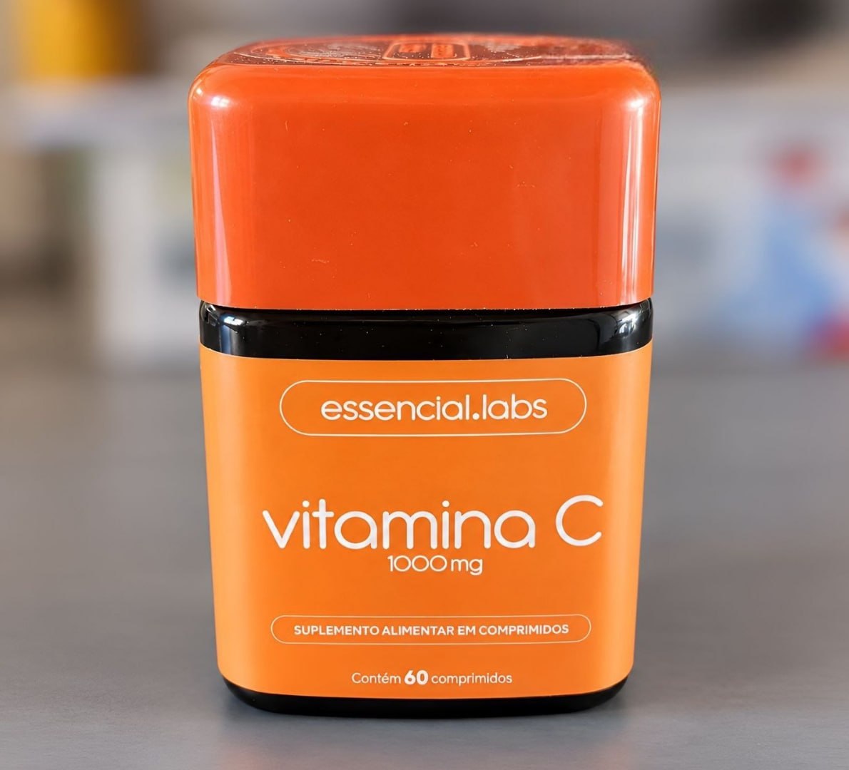 💊 Vitamina C 1000mg Fórmula Concentrada 100% Pura - 60 Doses