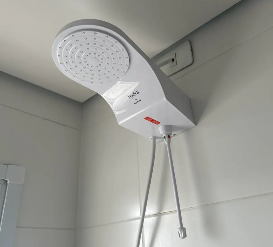🚿 Chuveiro Ducha Eletrônico Branco Hydra Fit 220v 6800w