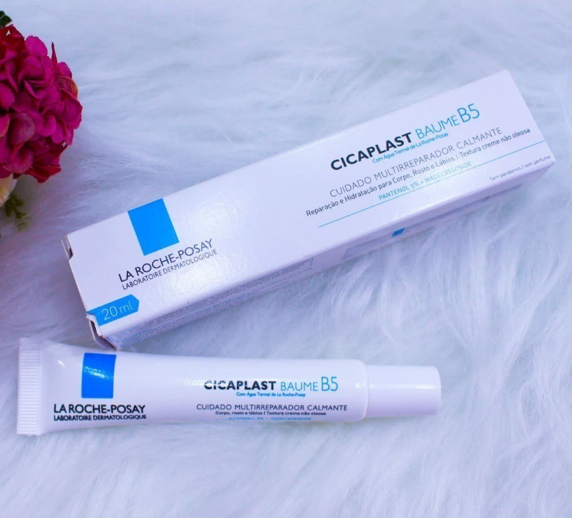 ✅ Creme Multirreparador Calmante Cicaplast Baume B5+ 20ml La Roche Posay