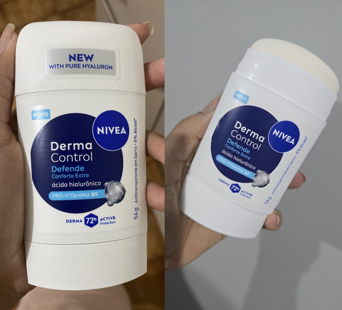 ✅ NIVEA Desodorante Antitranspirante Stick Derma Control Defende 54g