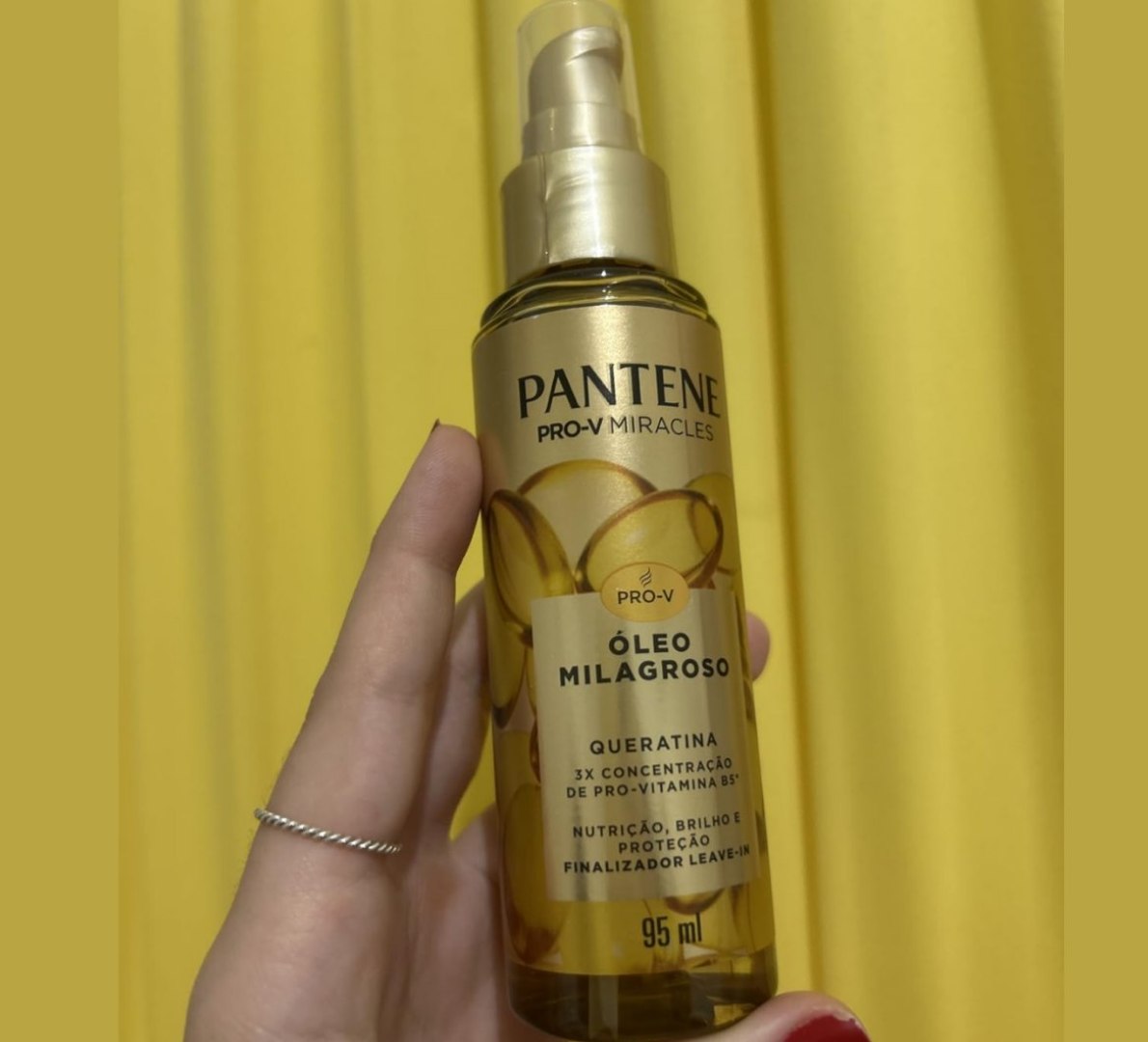 ✅ Pantene Pro-v Miracles Queratina Óleo Capilar Milagroso 95ml