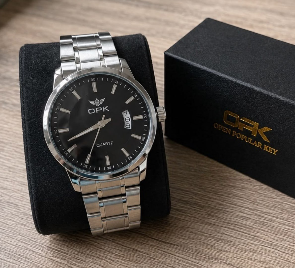 ⌚️ Relógio OPK 6010 Aço Inoxidável