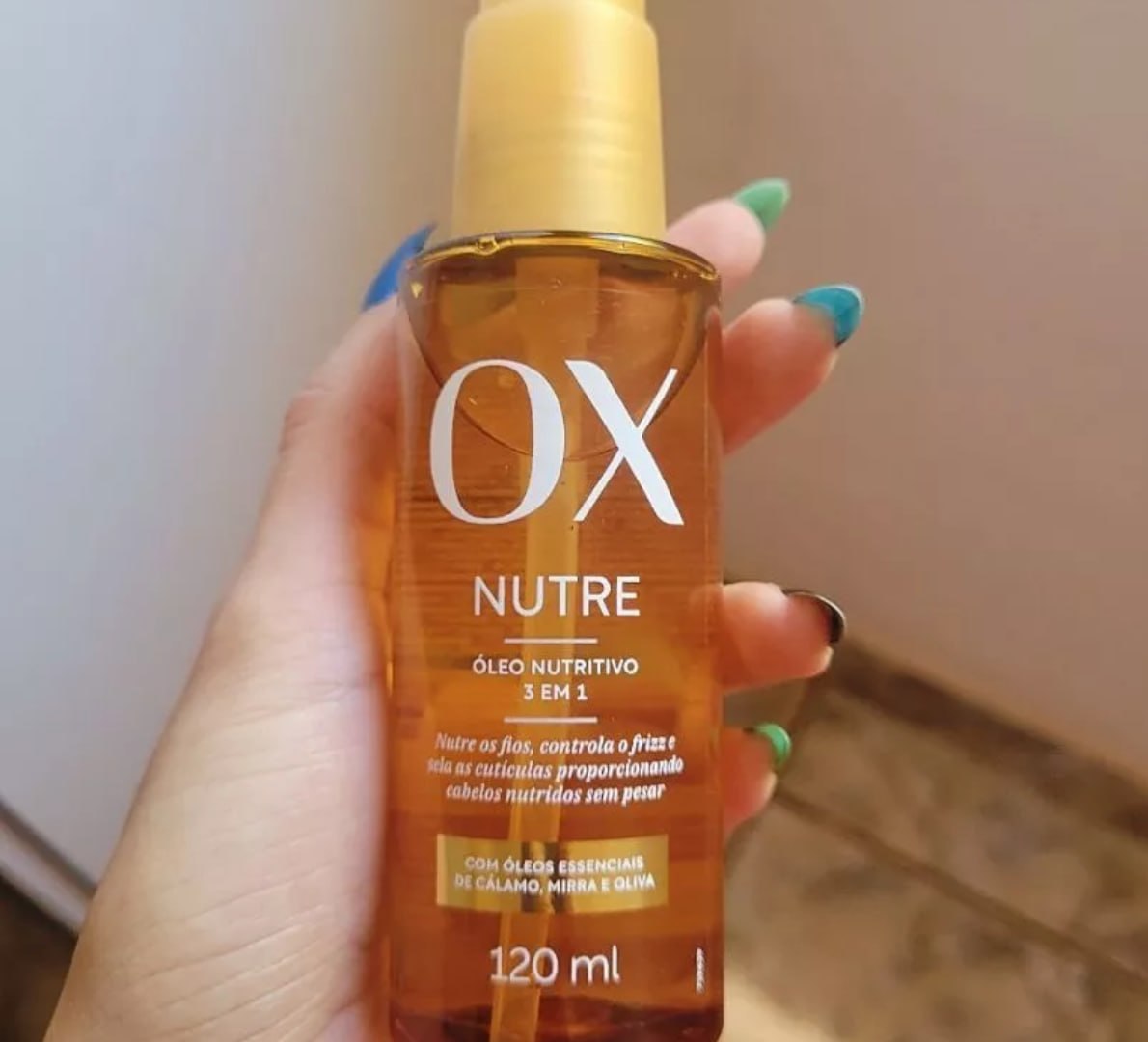 🧴 Óleo Nutritivo Ox Nutre 3 em 1 120ml