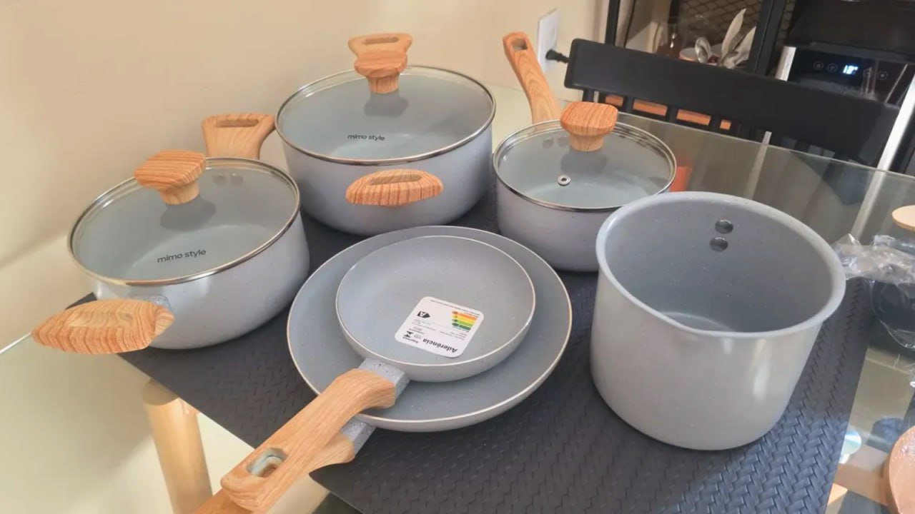 🍳 Jogo de Panelas Mimo Style Cerâmica 10 Peças