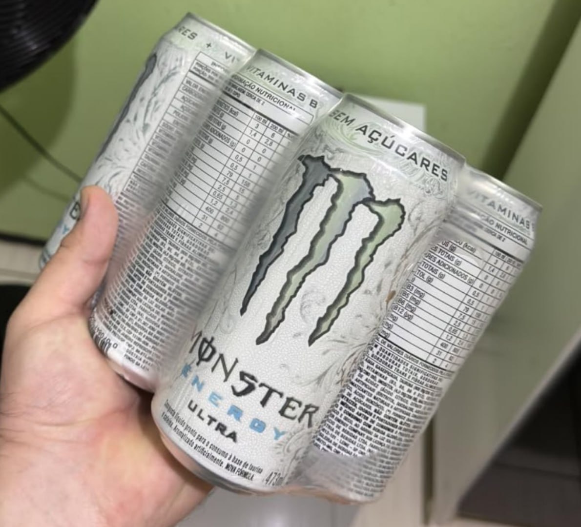 ⚡️ Energético Monster Ultra Lata 473ml - 6 Unidades