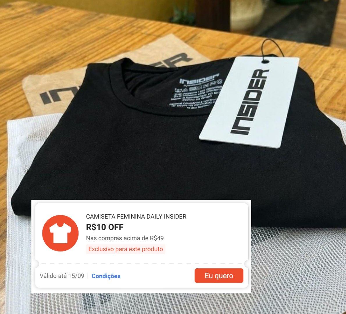 👕 Camiseta Feminina Insider Daily
