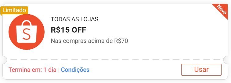🚨 NOVO CUPOM SHOPEE