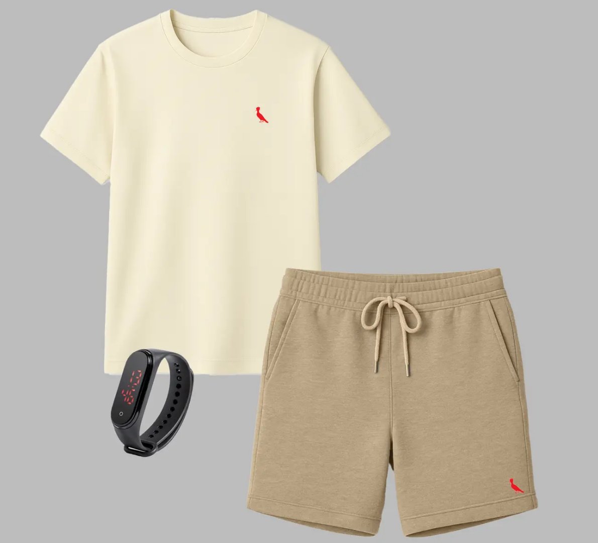 ✅ Kit Camiseta Masculina e Short Reserva Moletinho + Brinde