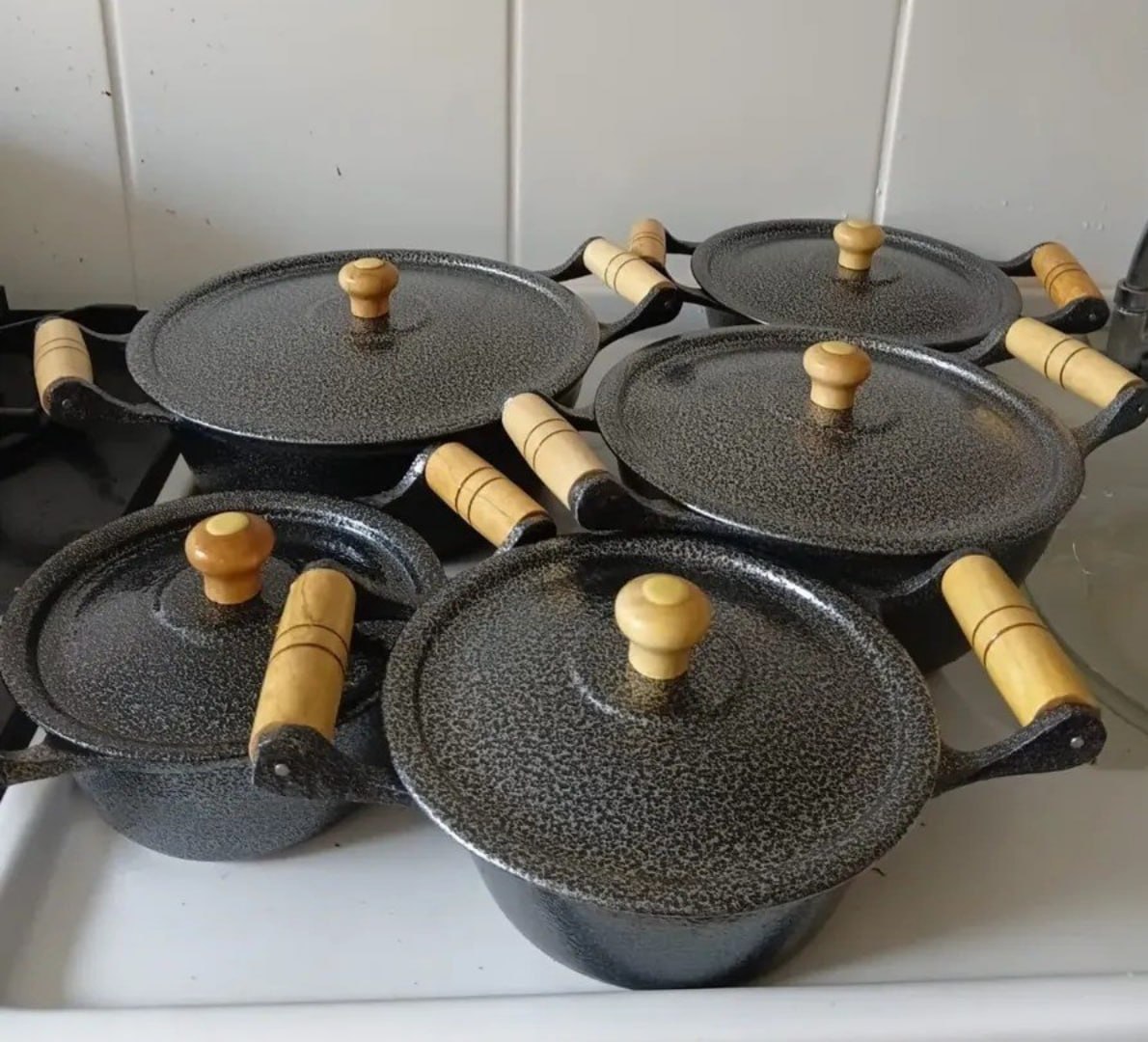 🥘 Jogo De Panela Alumínio Fundido 5 Peças