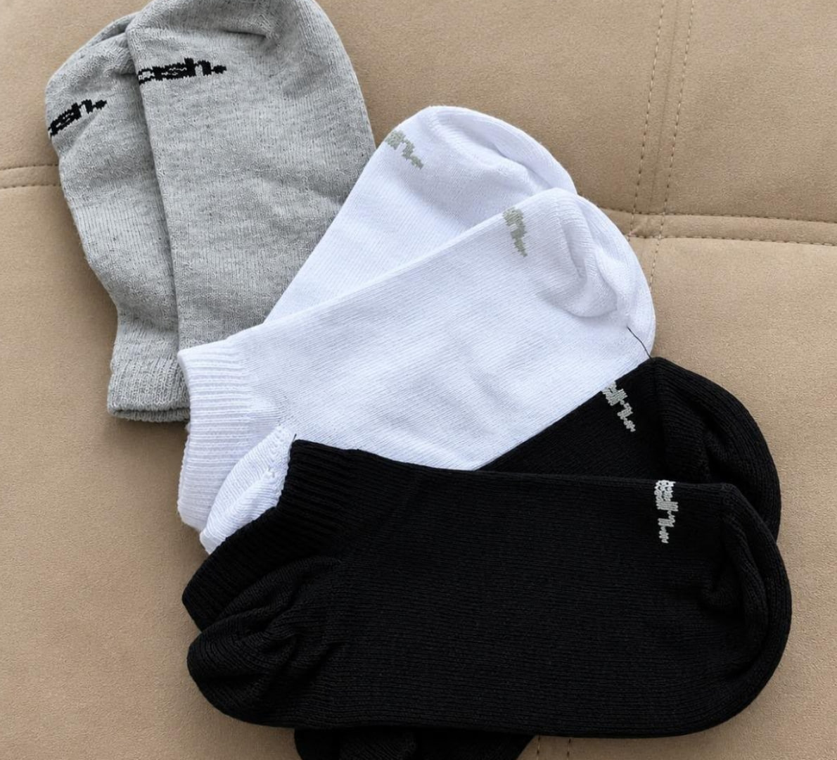 🧦 Kit 10 Pares Meias Mash Invisível Algodão