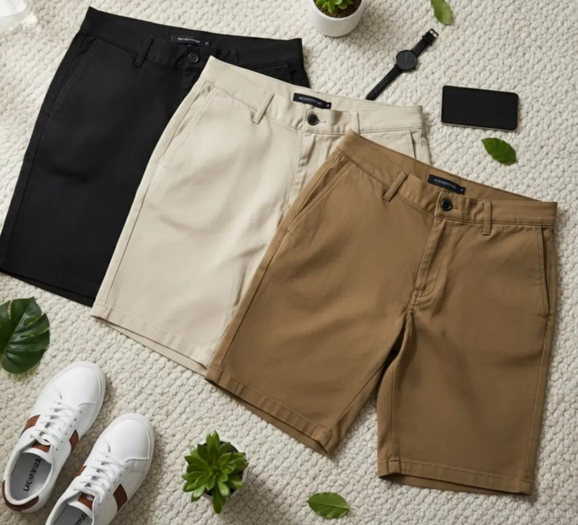 🩳 Kit 3 Bermudas Sarja Jeans Lisa