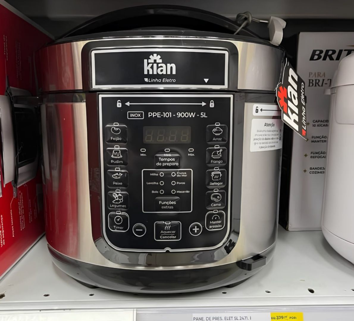 🥘 Kian Panela de Pressão Elétrica 5L