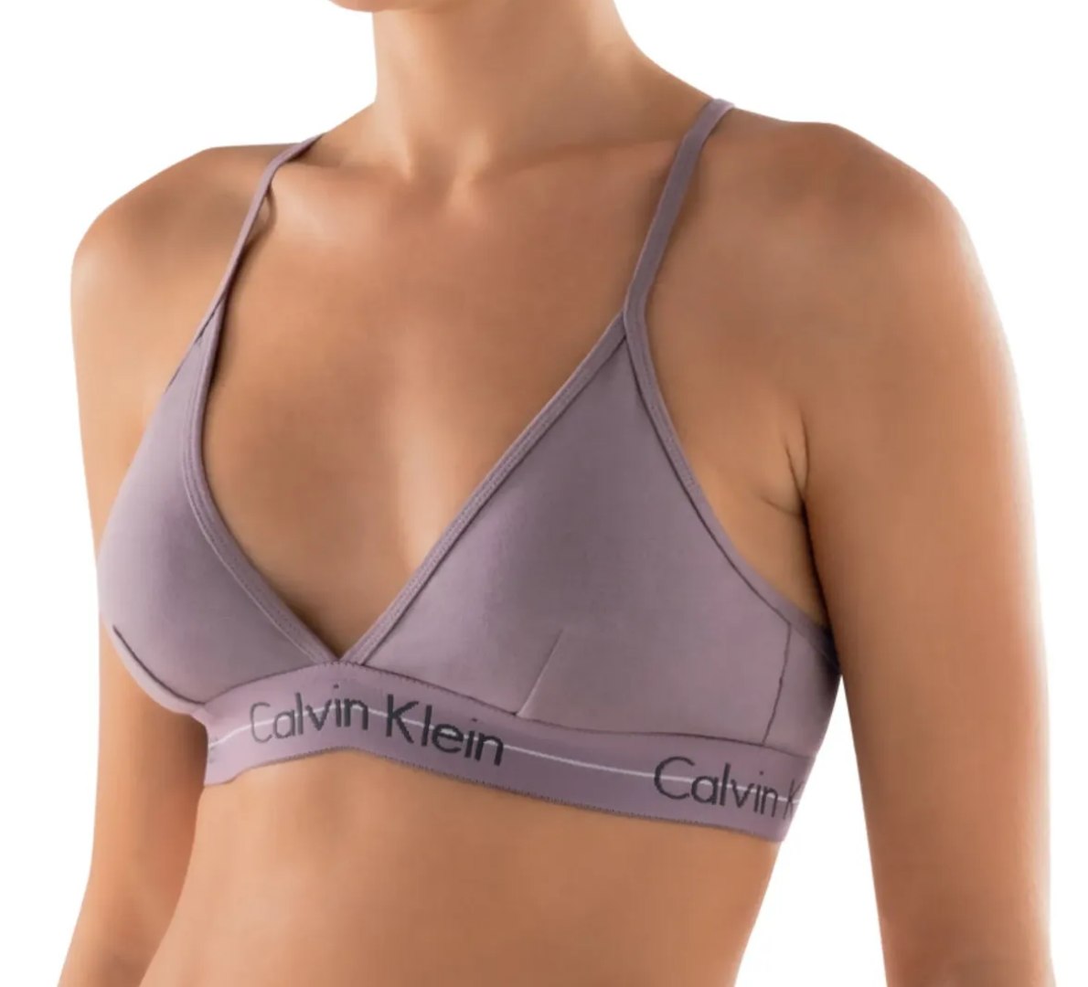 ✅ Top Nadador Calvin Klein Sem Bojo Algodão