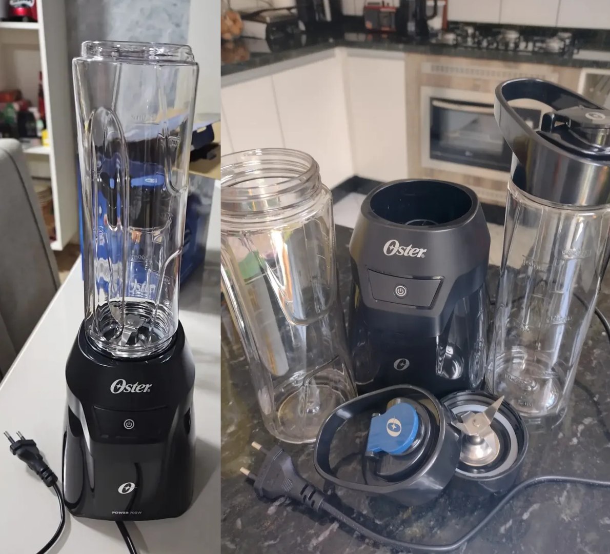 ✅ Liquidificador Portátil OBLD700-220 Power Blender 2 Jarras Oster 220V