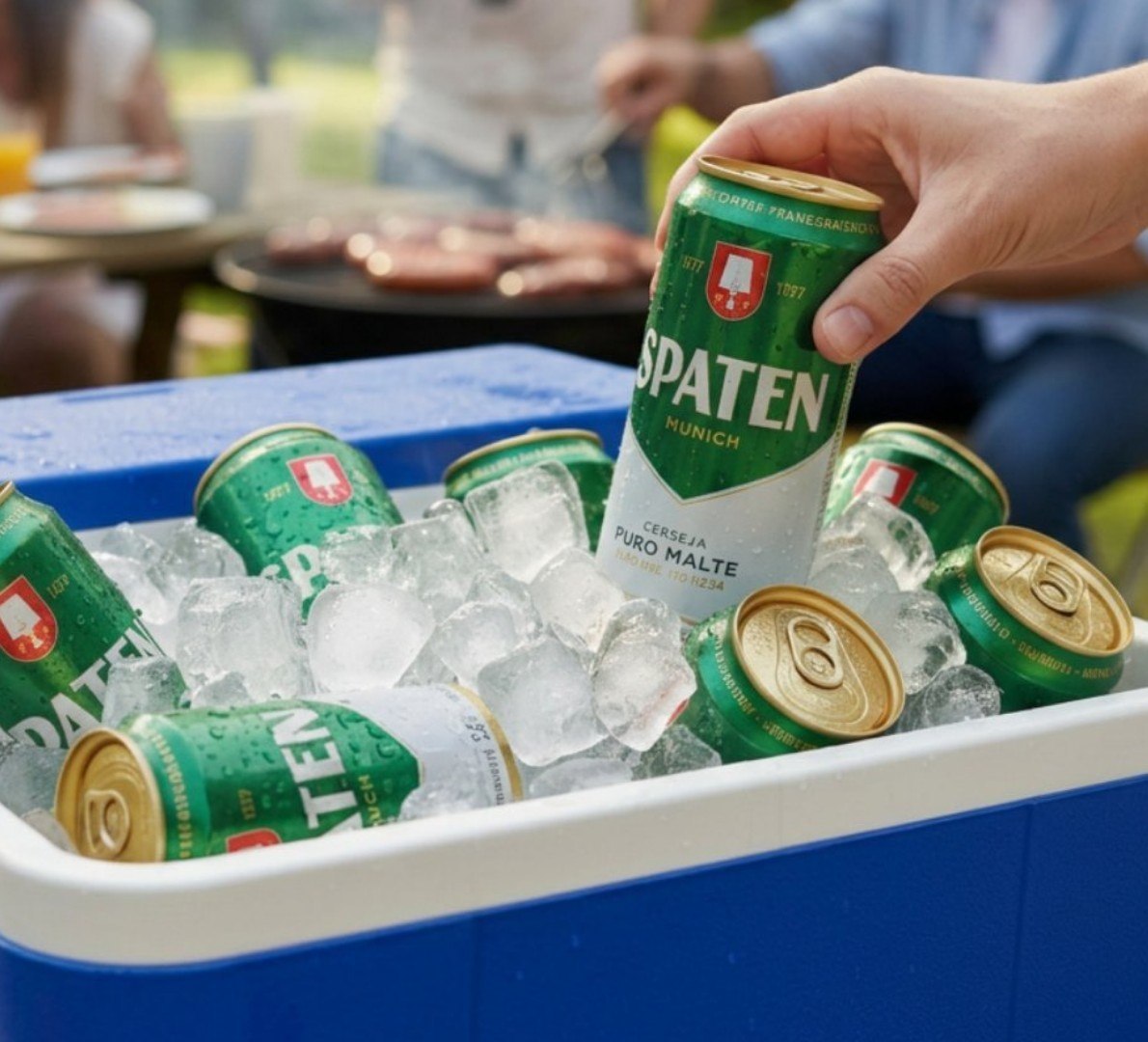 🍺 Pack Cerveja Spaten Puro Malte Lata 350ml - 12 Unidades