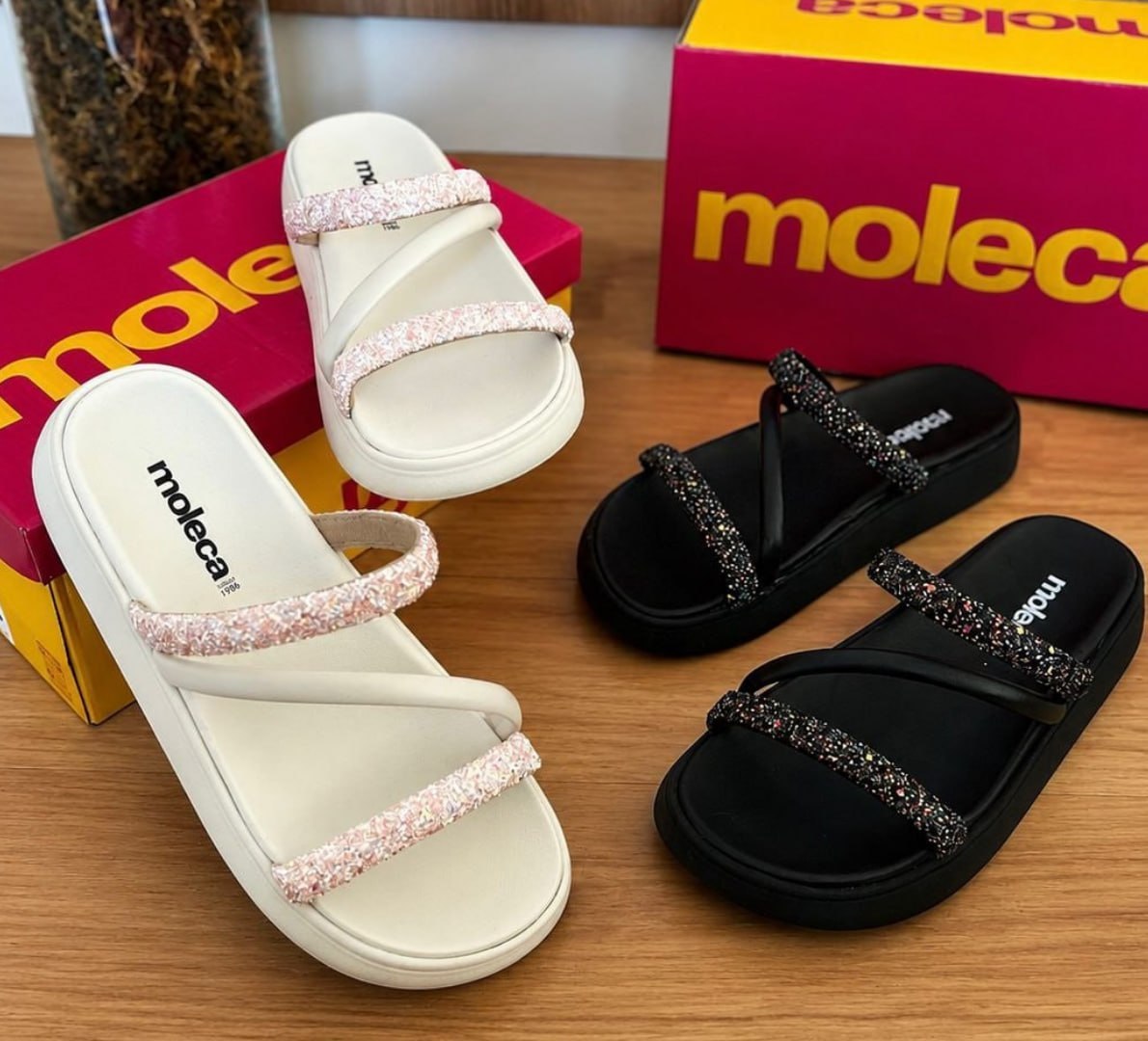 🩴 Sandália Moleca Papete Feminina