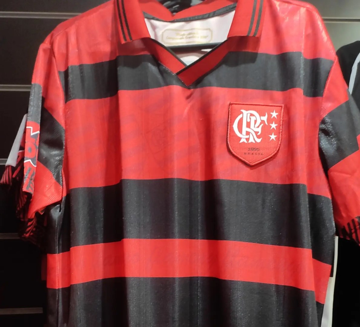 ⚫️ 🔴 Camiseta Flamengo Retrô 1996 Home