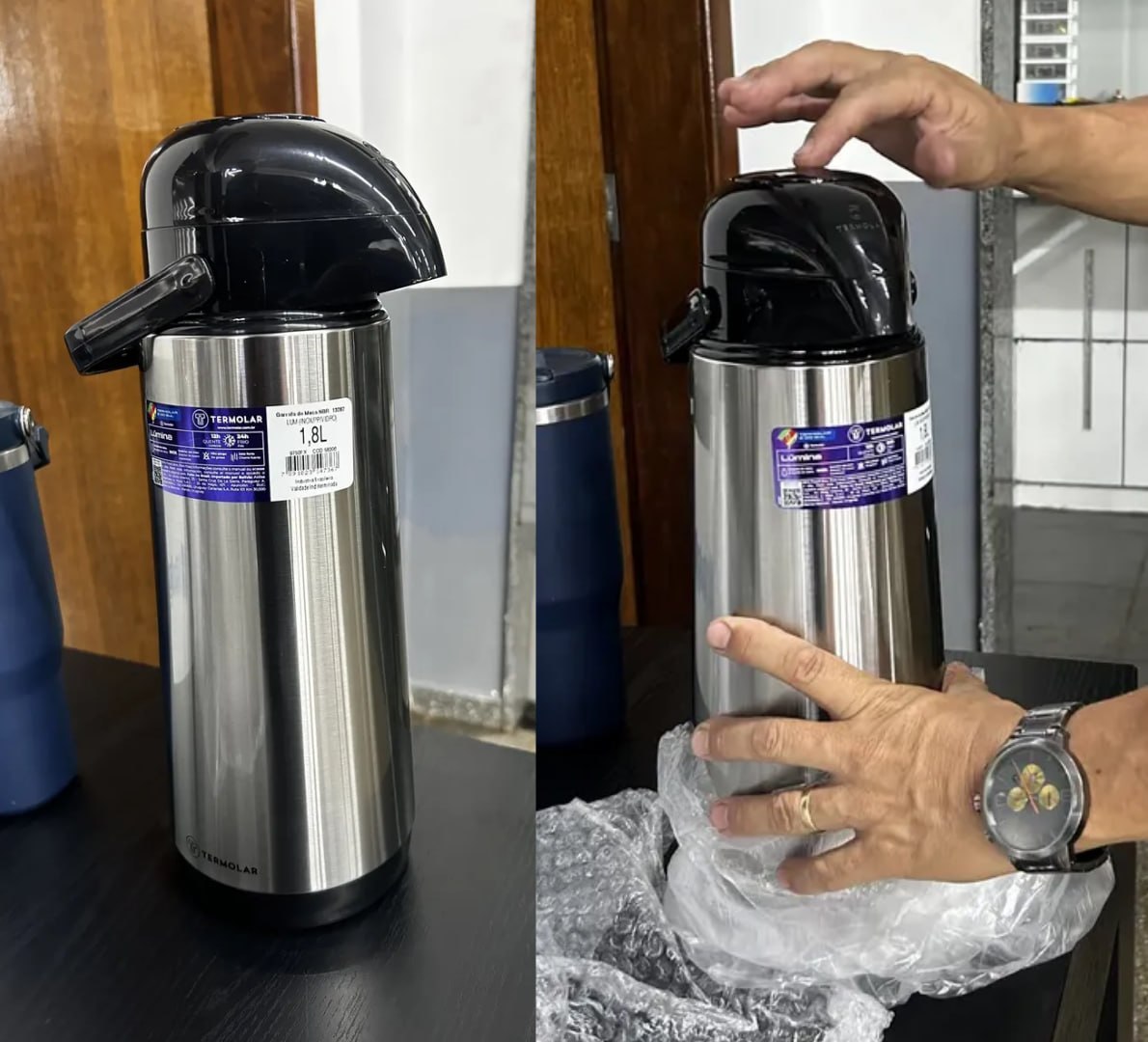 ✅ Garrafa Térmica Lúmina 1,8L Termolar