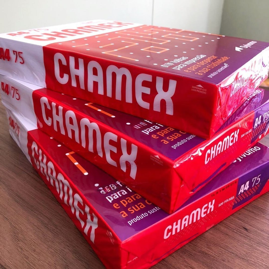 ✅ Papel Sulfite, Chamex A4, Pacote De 300 Folhas