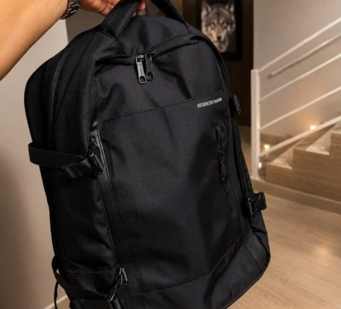 🎒 Mochila jiesipote Reforçada Expansível