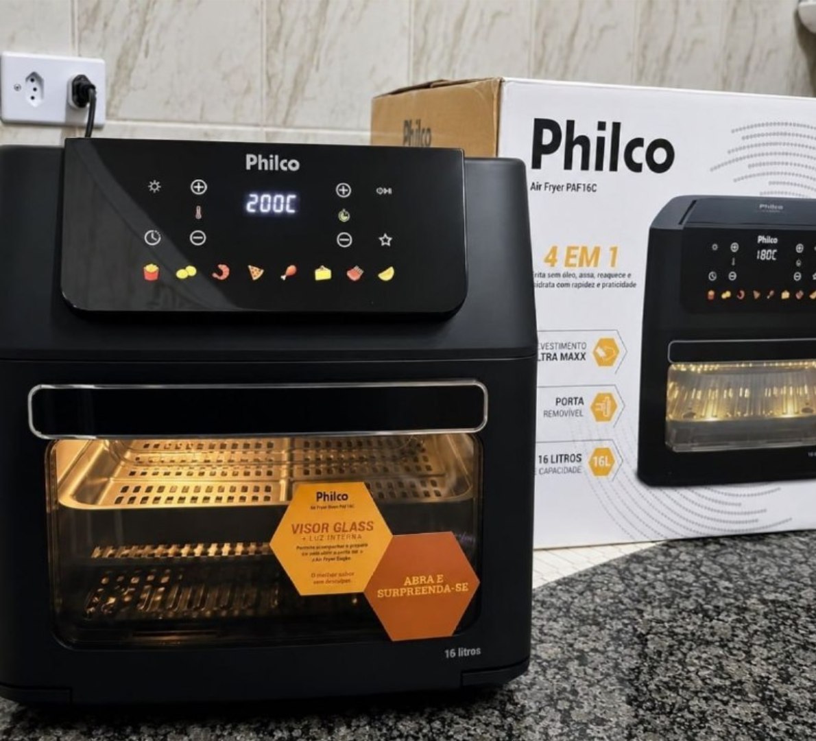 ✅ Fritadeira Air Fryer Philco 16 Litros