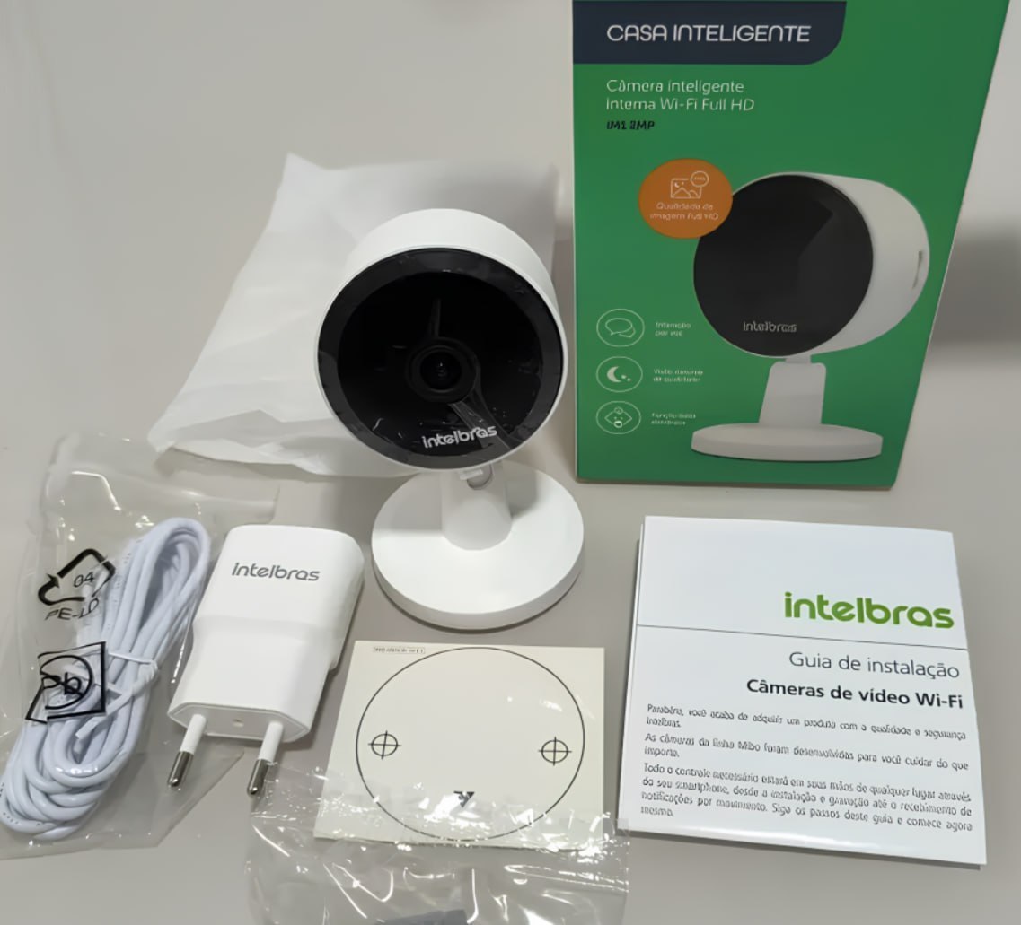 📹 Câmera Intelbras IM1 Full HD 2MP Alerta Movimento Wifi