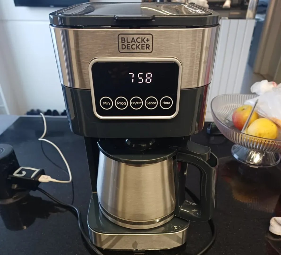 ☕️ Cafeteira Elétrica Inox Black Decker 1,5L
