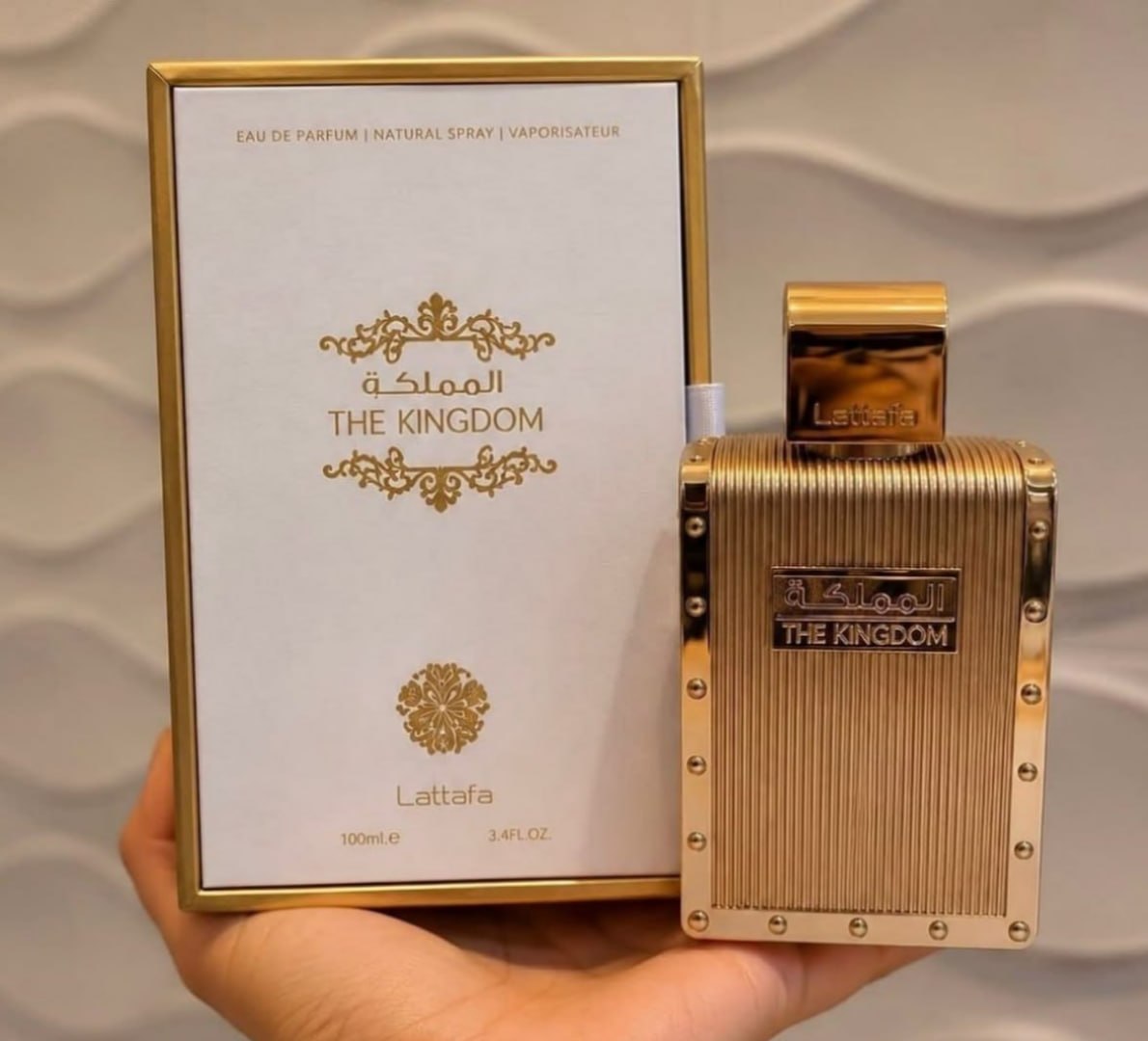 👑 Perfume Árabe The Kingdom EDP Lattafa 100ml