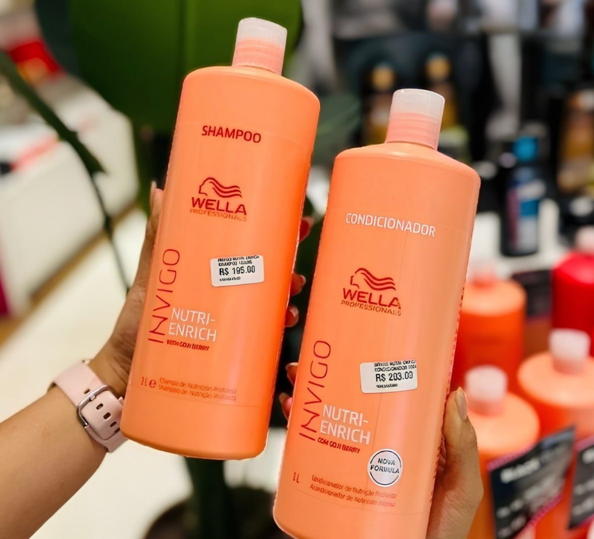 🧴 Kit Wella Pro Invigo Enrich Shampoo 1L + Condicionador 1L