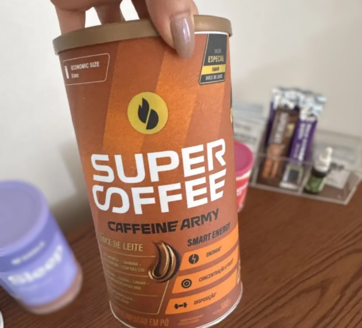 ☕️ Cappuccino Supercoffee Doce De Leite 380g Caffeine Army