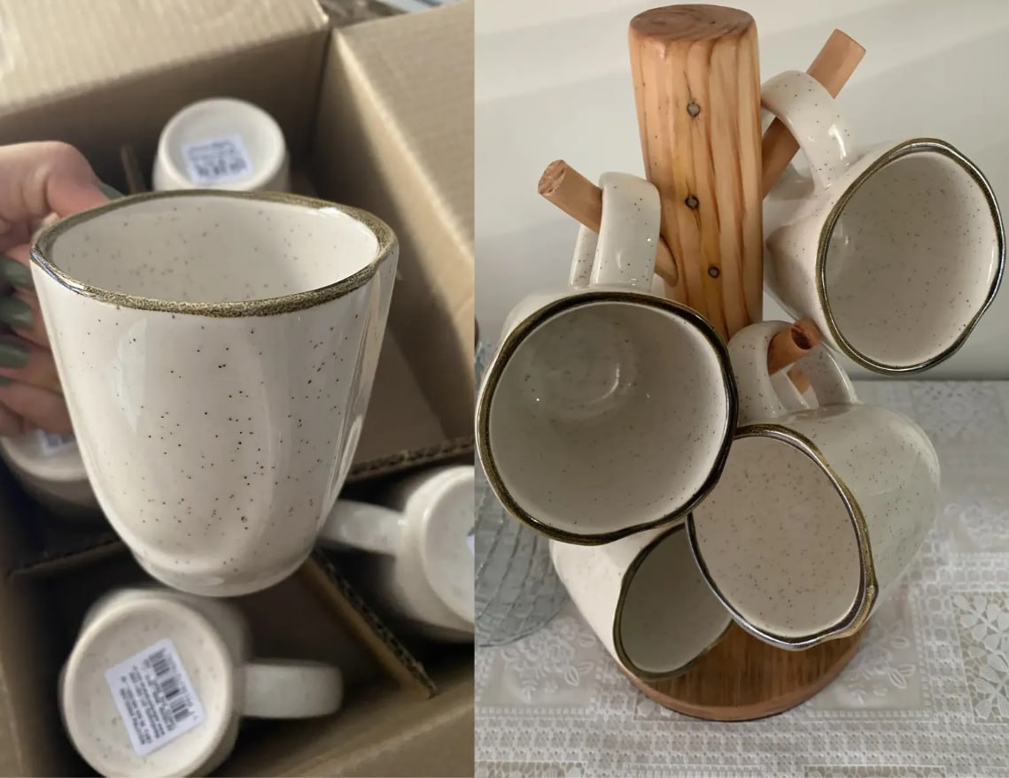 ☕️ Conjunto De 6 Canecas Ryo Maresia 260ml Oxford